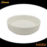 细纹黄油碟  瓷器黄油碟 JJhome酒店用品